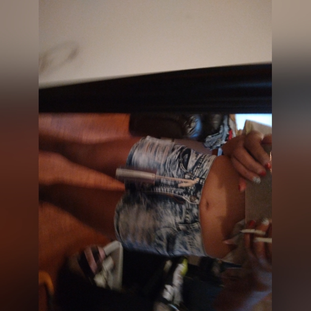 Blue Jean-Acid Shorts